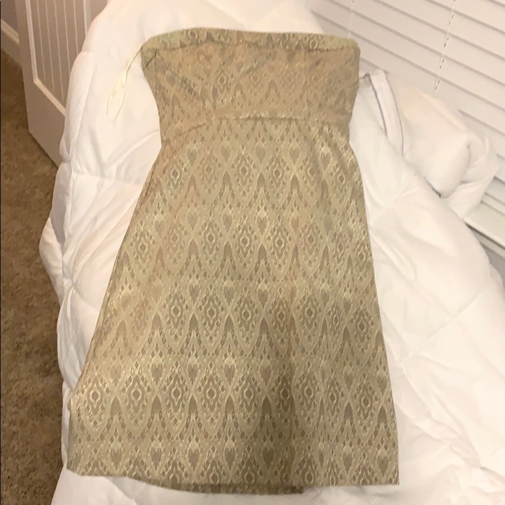 White House Black Market Strapless Dress